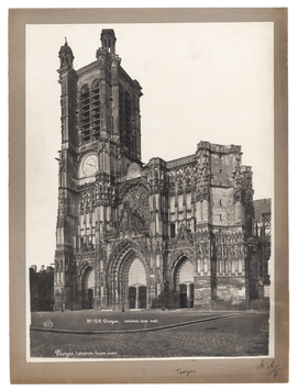 Vorschaubild Troyes: Kathedrale, Westfassade. Foto von Séraphin-Médéric Mieusement Nr. 1512